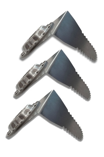 [BAC8711] 871.1 - FEIN REINIGINGS BLADEN, GETAND VOOR WISSELAARS (3ST)