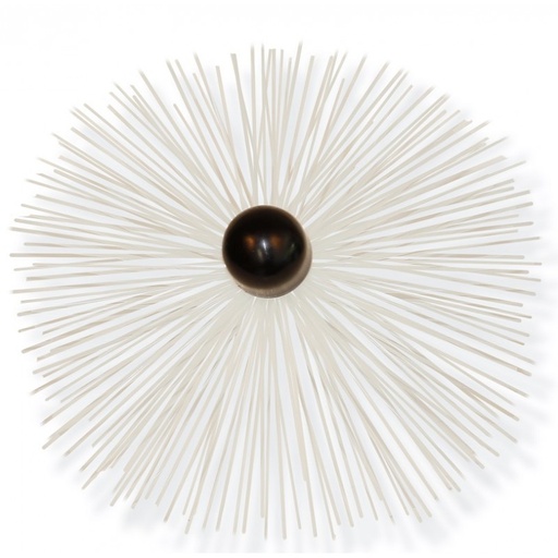 [PRO1614] 1614 - NYLON SCHOUWBORSTEL Ø 250MM VOOR SCHOORSTEENONDERHOUD M12 VROUWELIJKE (12X175) SCHROEFVERBINDING