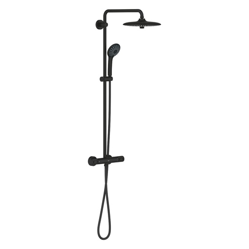 [27615KF2] 27615KF2 - GROHE EUPHORIA SHOWERPIPE 260 * THERMOSTAAT UITV. PHANTOM BLACK