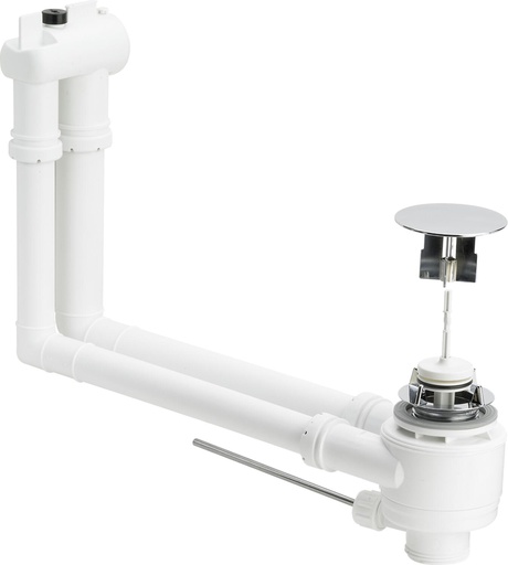 [671471] 671471 - VIEGA LAVABO SYPHON INCL WITTE PLUG EN GEINTEGREERDE OVERLOOP