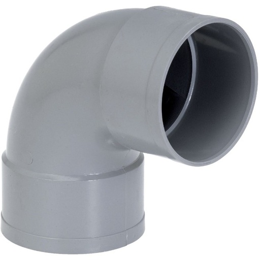 [2090 50] CJ88 - COUDE GRIJS SANITAIR 50MM 90° FF