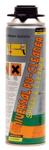 [PU PISTOOL REIN] PU PISTOOL REIN - PU PISTOOLSCHUIM CLEANDER / REINIGER 500ML