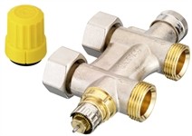 [013G4744] DANFOSS KRAAN AANSLUITBLOK VLOER 3/4 EK
