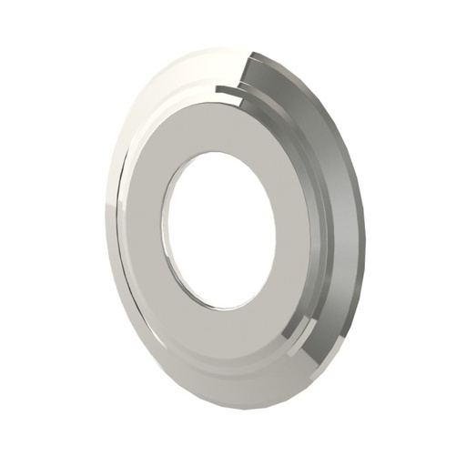 [023574] 1-09-3600-180 - ROZET / ROSAS INOX ENKELWANDIG 180MM OPSINOX