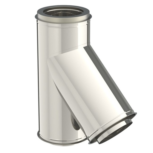 [023469 45] 2-17-1604-200 - T INOX DW 200-250MM 45° OPSINOX