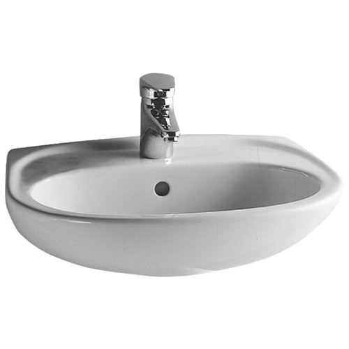 [NORMA 5079 55] 5087 003 0001 - VITRA NORMA LAVABO WIT 55 X41CM